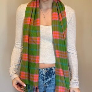 Burberry Cashmere Fringed Scarf